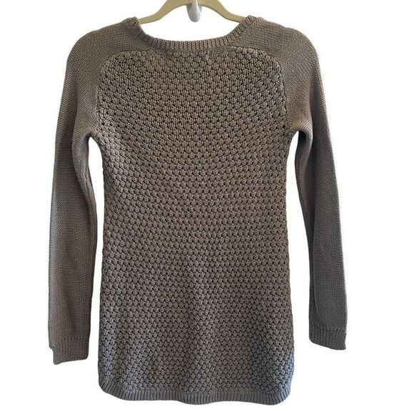 Zara ZaraKnit Gray Cable Knit Sweater Top Women’s Size Small Casual Warm Cozy - Picture 4 of 4